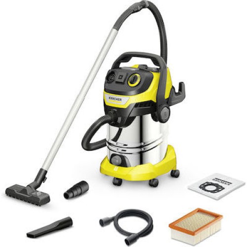 ΣΚΟΥΠΑ ΕΠΑΓΓΕΛΜΑΤΙΚΗ KARCHER WD6 PS V-30/6/22/T ΥΓΡΩΝ/ΣΤΕΡΕΩΝ 1300W